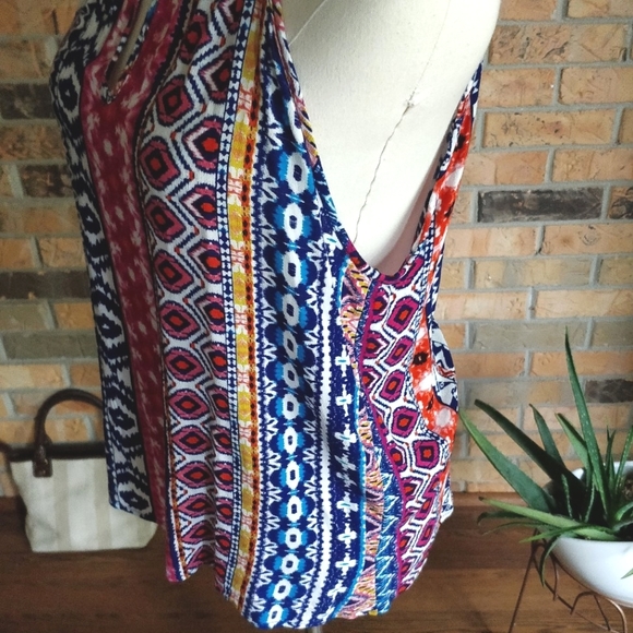 the impeccable pig Beach Colorful Print Halter B3 - Picture 3 of 7